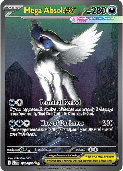 Mega Evolution Mega Absol Ex Pokémon card